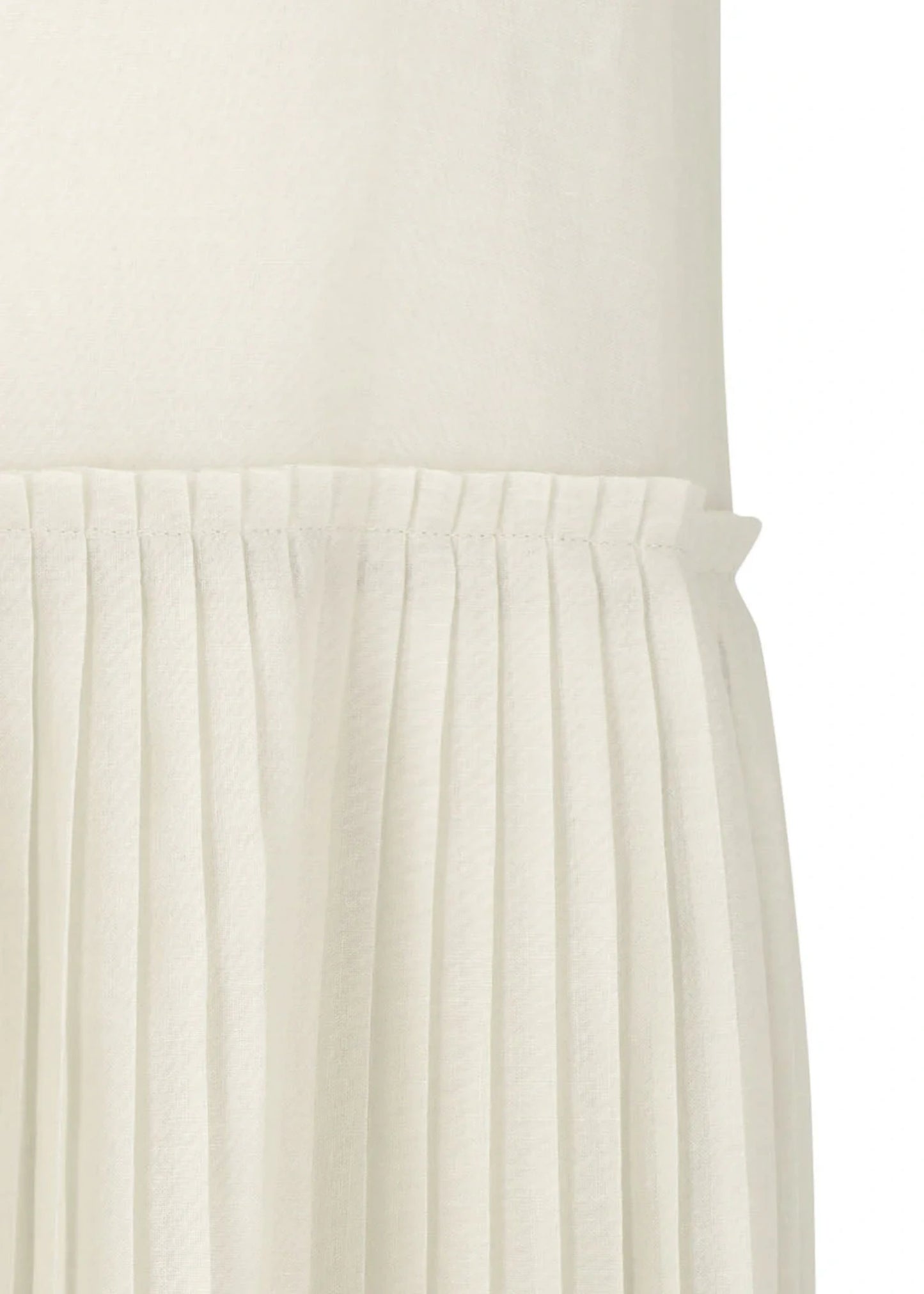 Pleated Sleeveless Dress