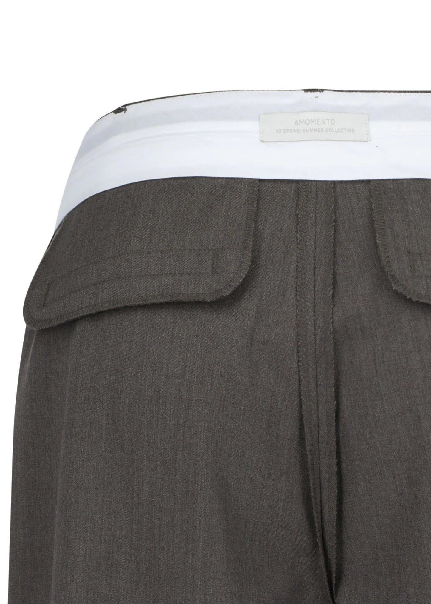 Wide Tuck Pants