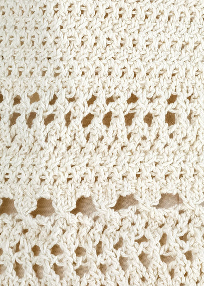 Crochet Knit Vest