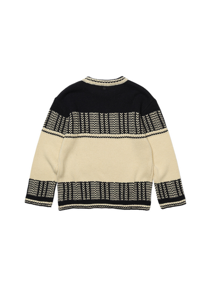 Jacquard Knit Sweater