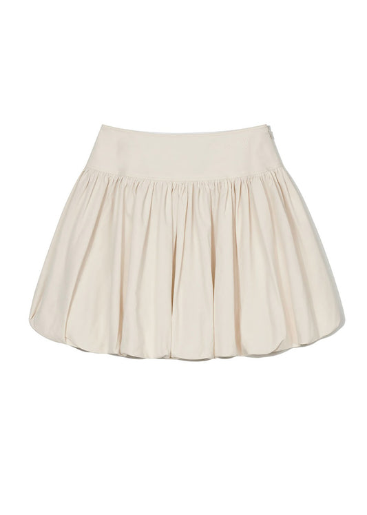 Pumpkin Pleated Skirt