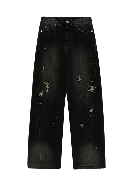 Damaged Denim Jeans