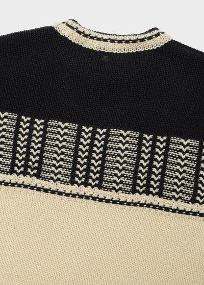 Jacquard Knit Sweater
