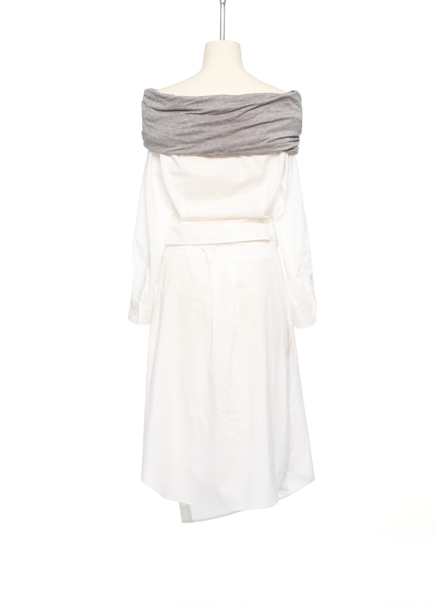 Jersey Shoulder Wrap Dress