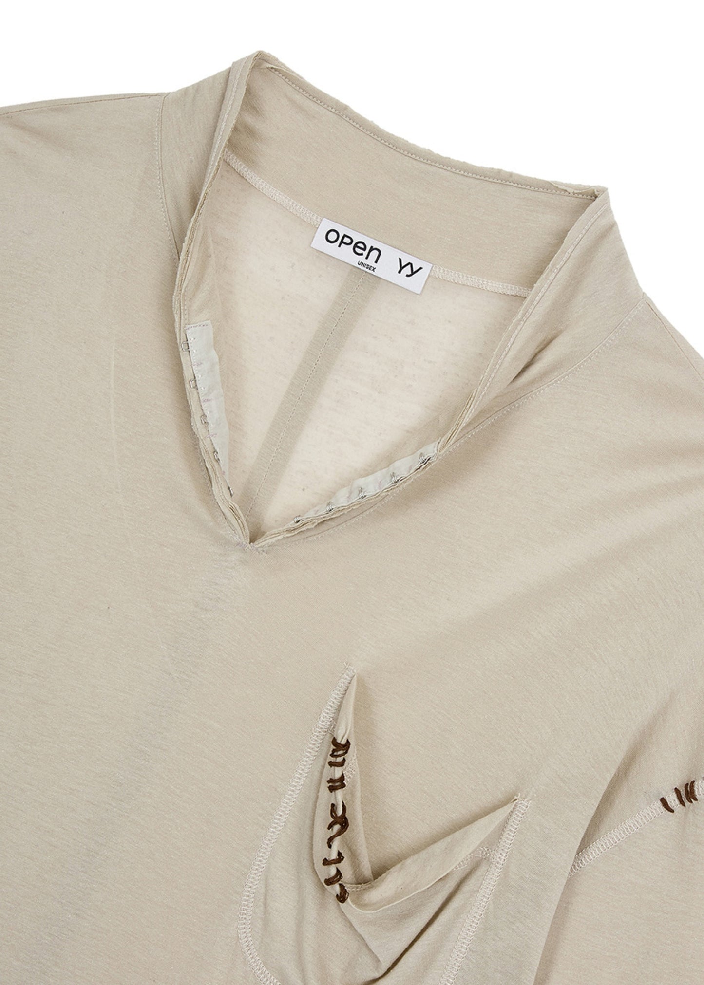 Hook Henley Stitch Top