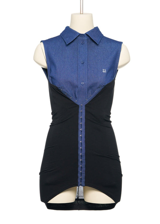 Side Hook Wrap Shirt