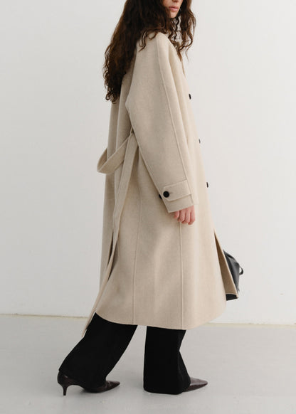 Handmade Cashmere Muffler Coat