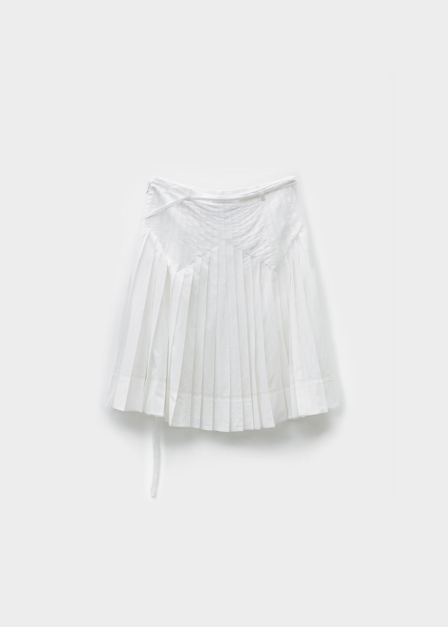 Pleated Midi Skirt