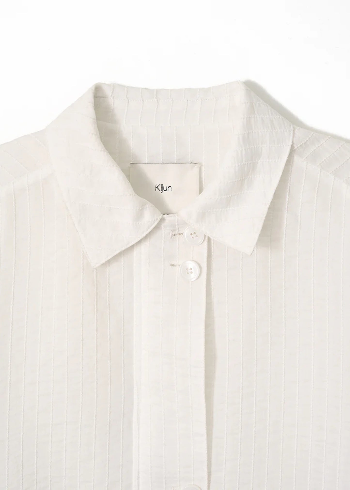 Sheer Striped Blouson