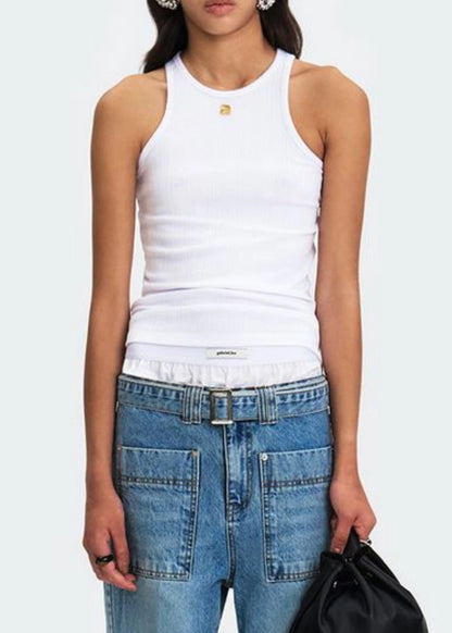 Metal Sleeveless Top