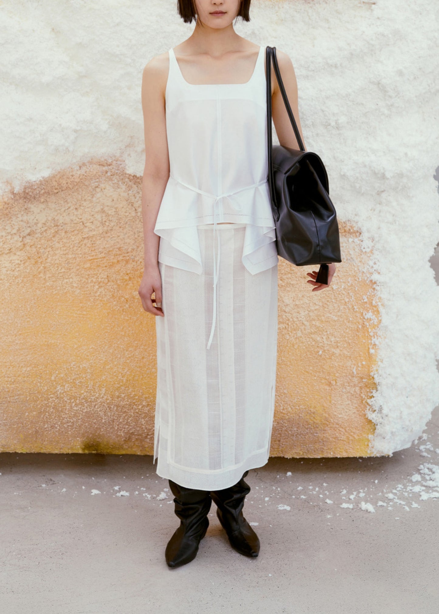 Flared Sleeveless Top