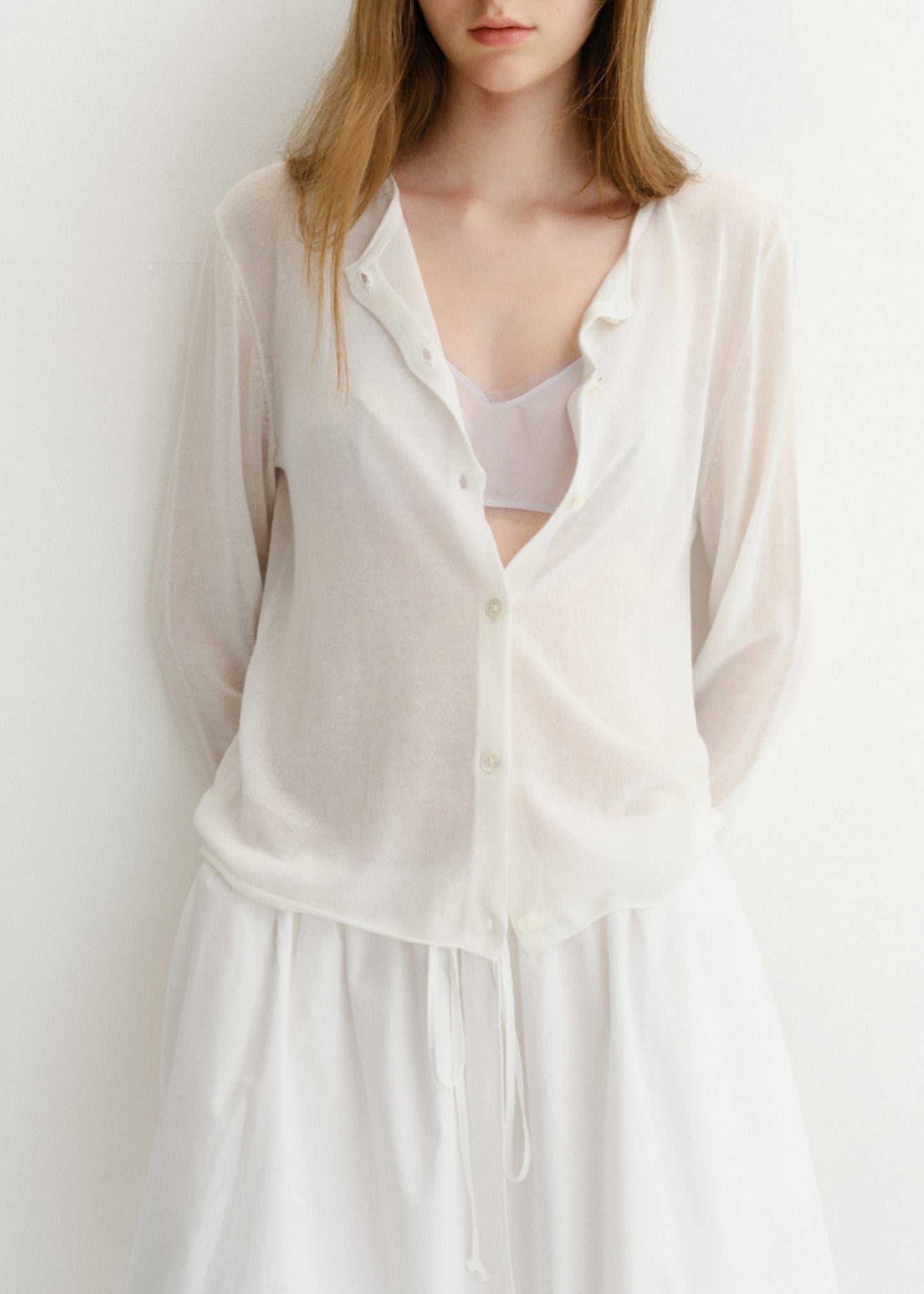 Summer Essential Crewneck Cardigan
