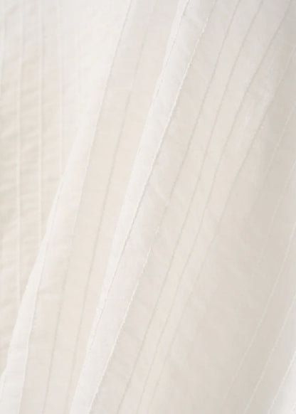 Sheer Striped Blouson