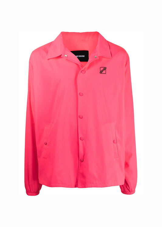 Neon Pink Logo Windbraker