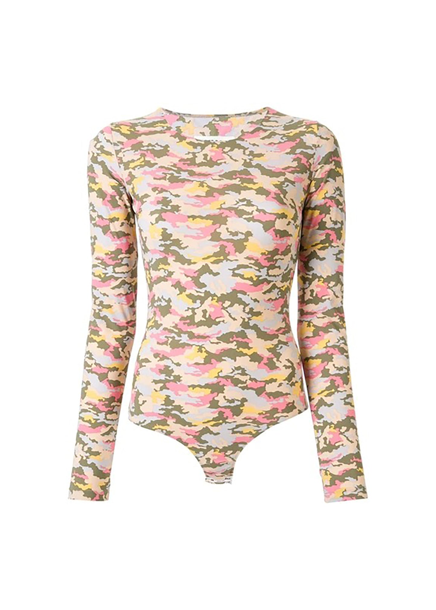 Printed Camouflage Bodysuit