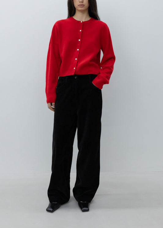Crop Wool Cardigan