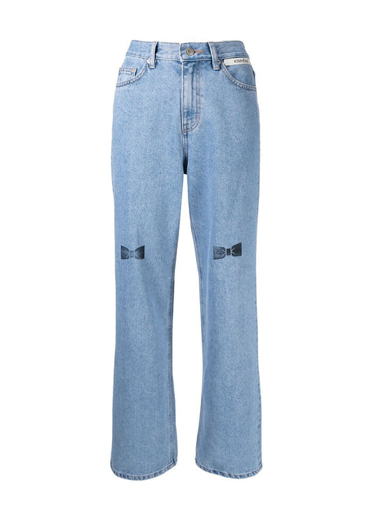 Bow Stamped Jeans