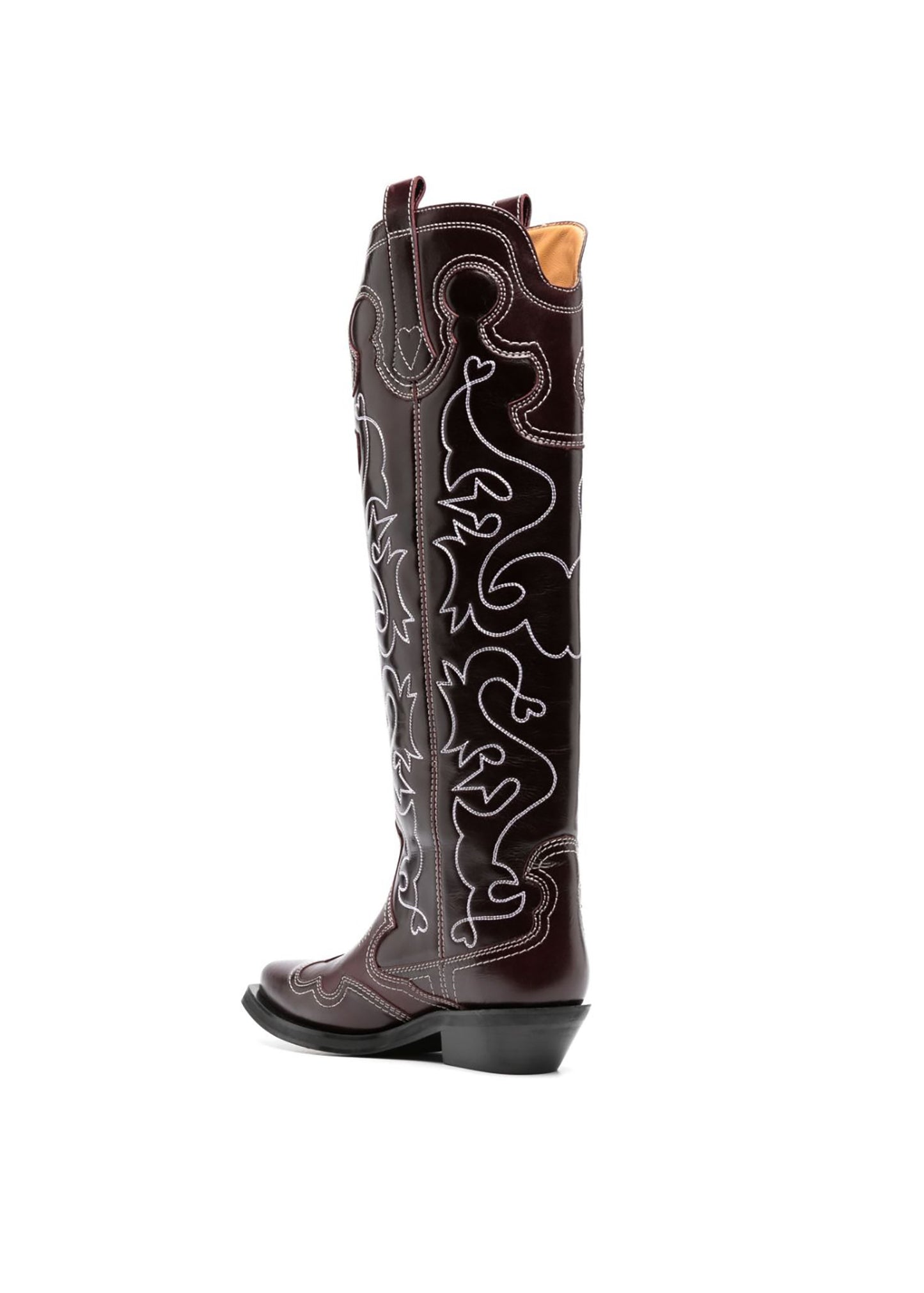 Western Knee High Embroidered Boot