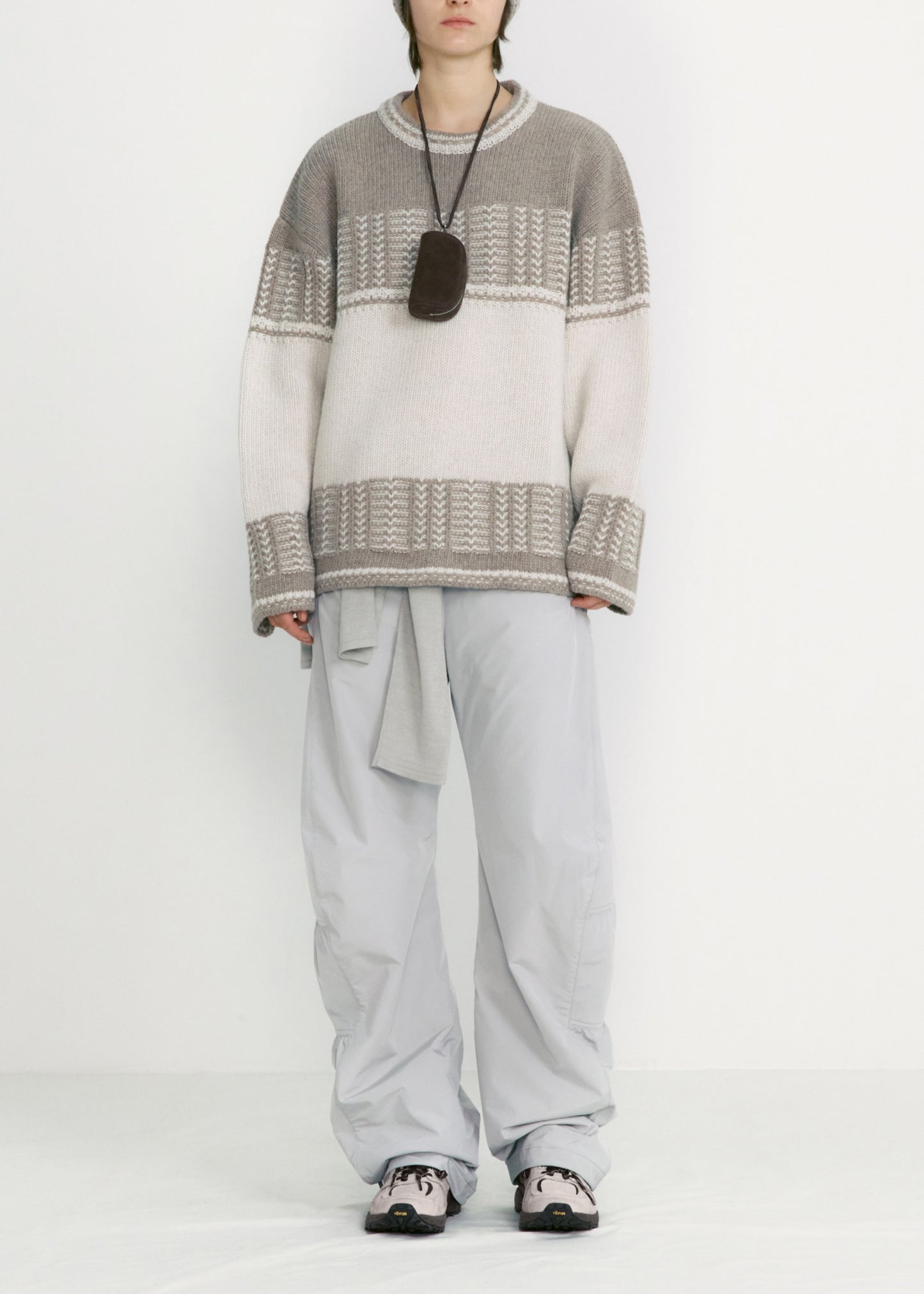 Jacquard Knit Sweater