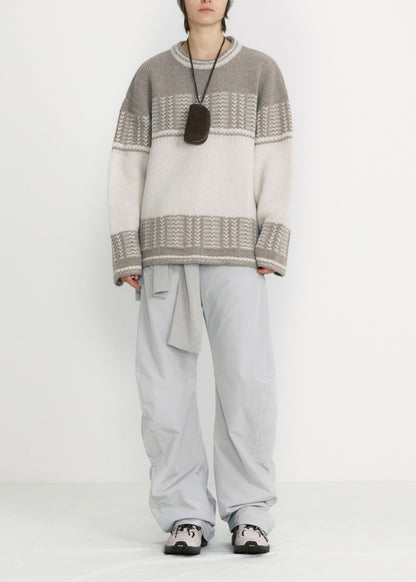 Jacquard Knit Sweater