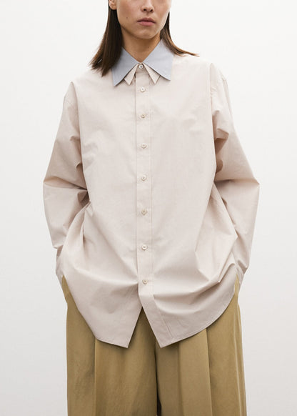 Contrast Double Collar Shirt