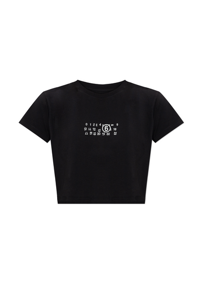 Flipped-print Overdyed T-shirt