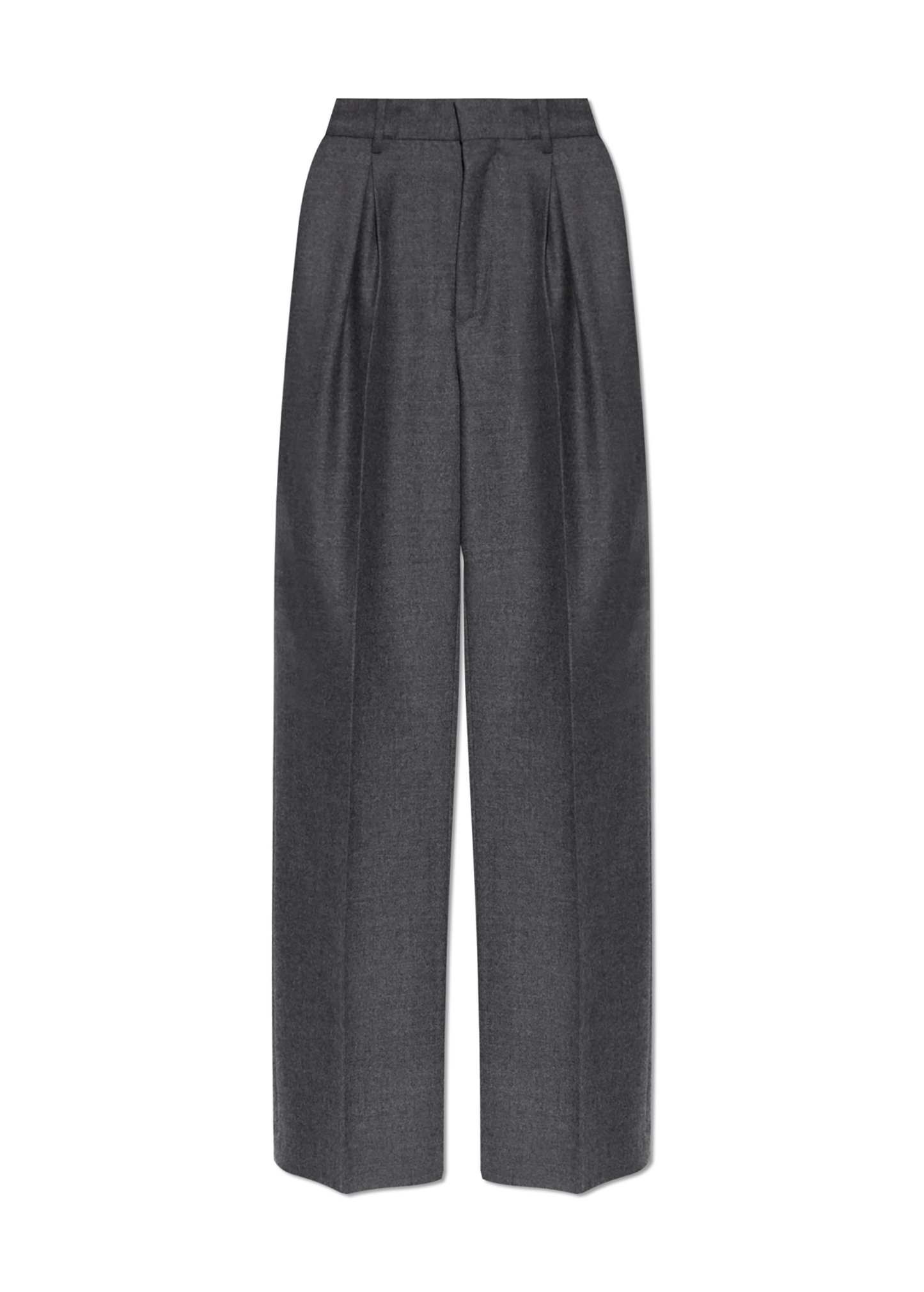 Wool Pleated Pants