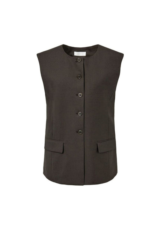 Oversized Button Up Vest