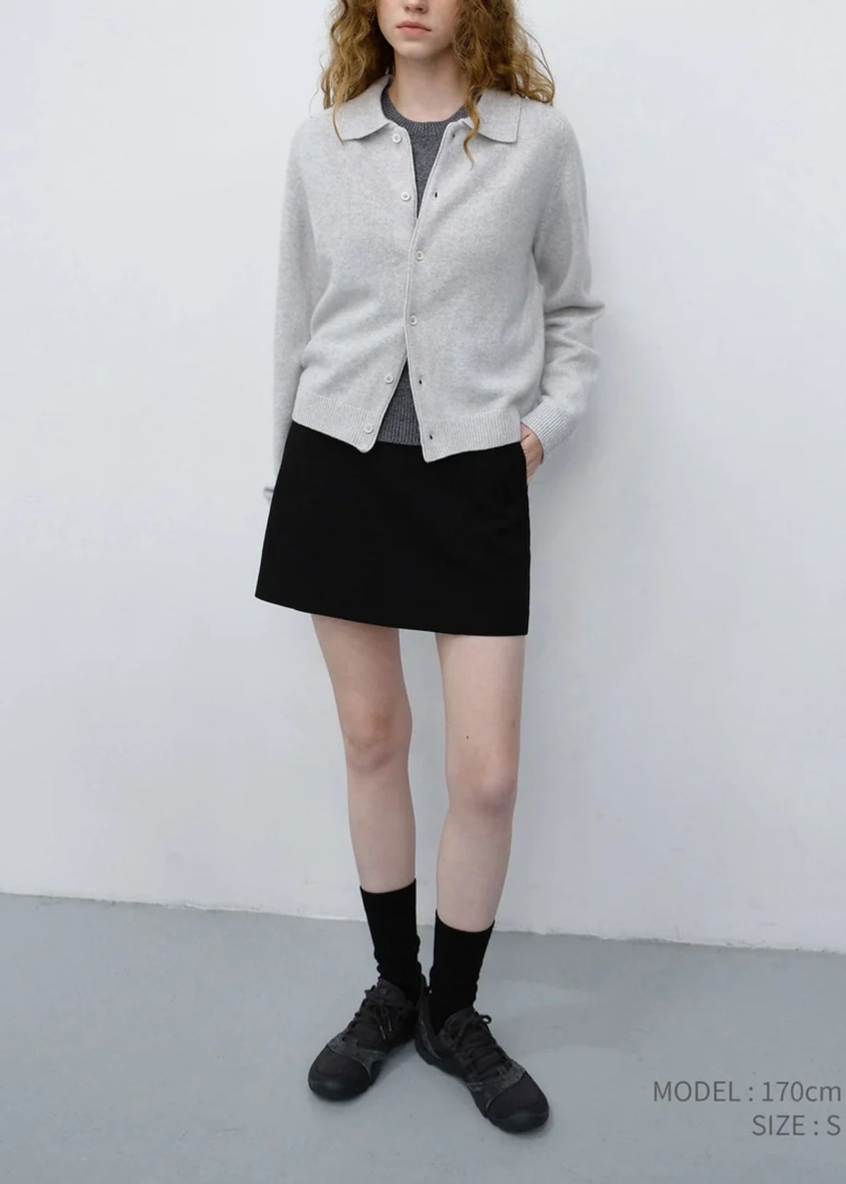 Collared Knit Cardigan