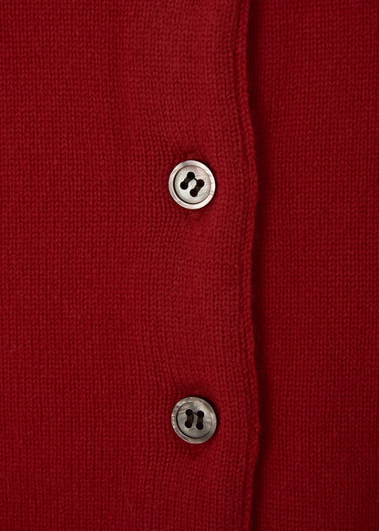 Double Neck Knit Cardigan