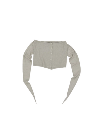 Button-back Tube Top