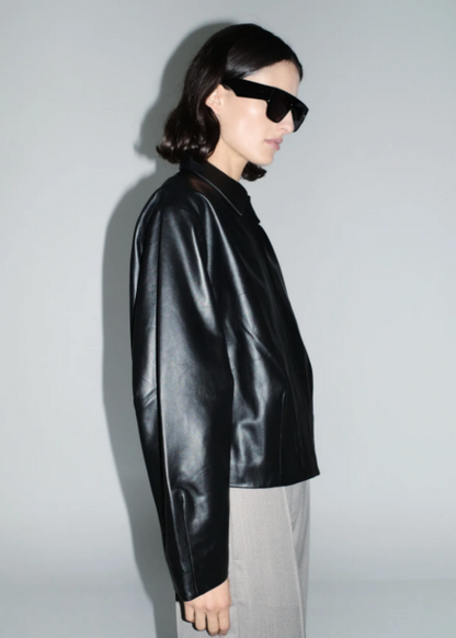 Cocoon Leather Jacket