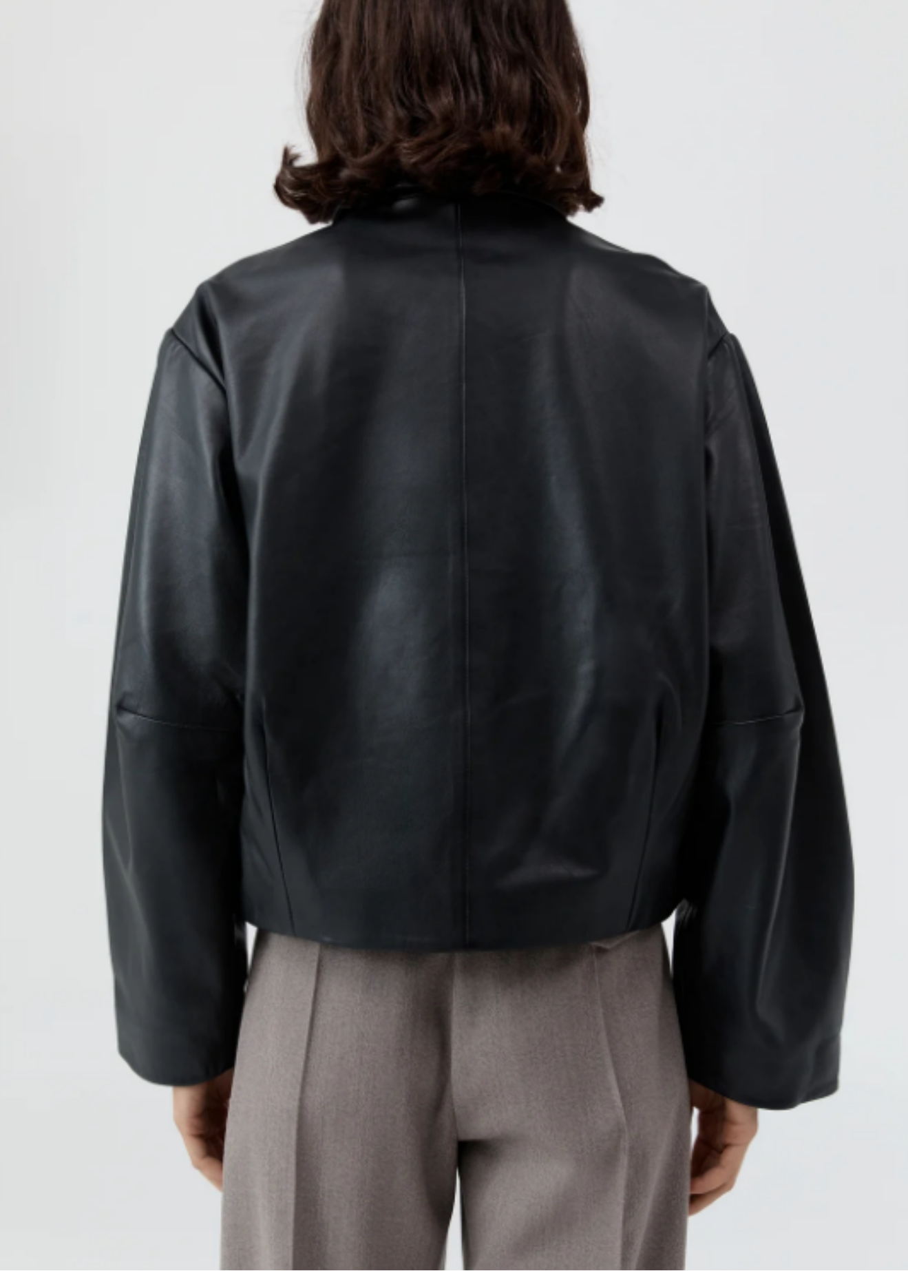 Cocoon Leather Jacket