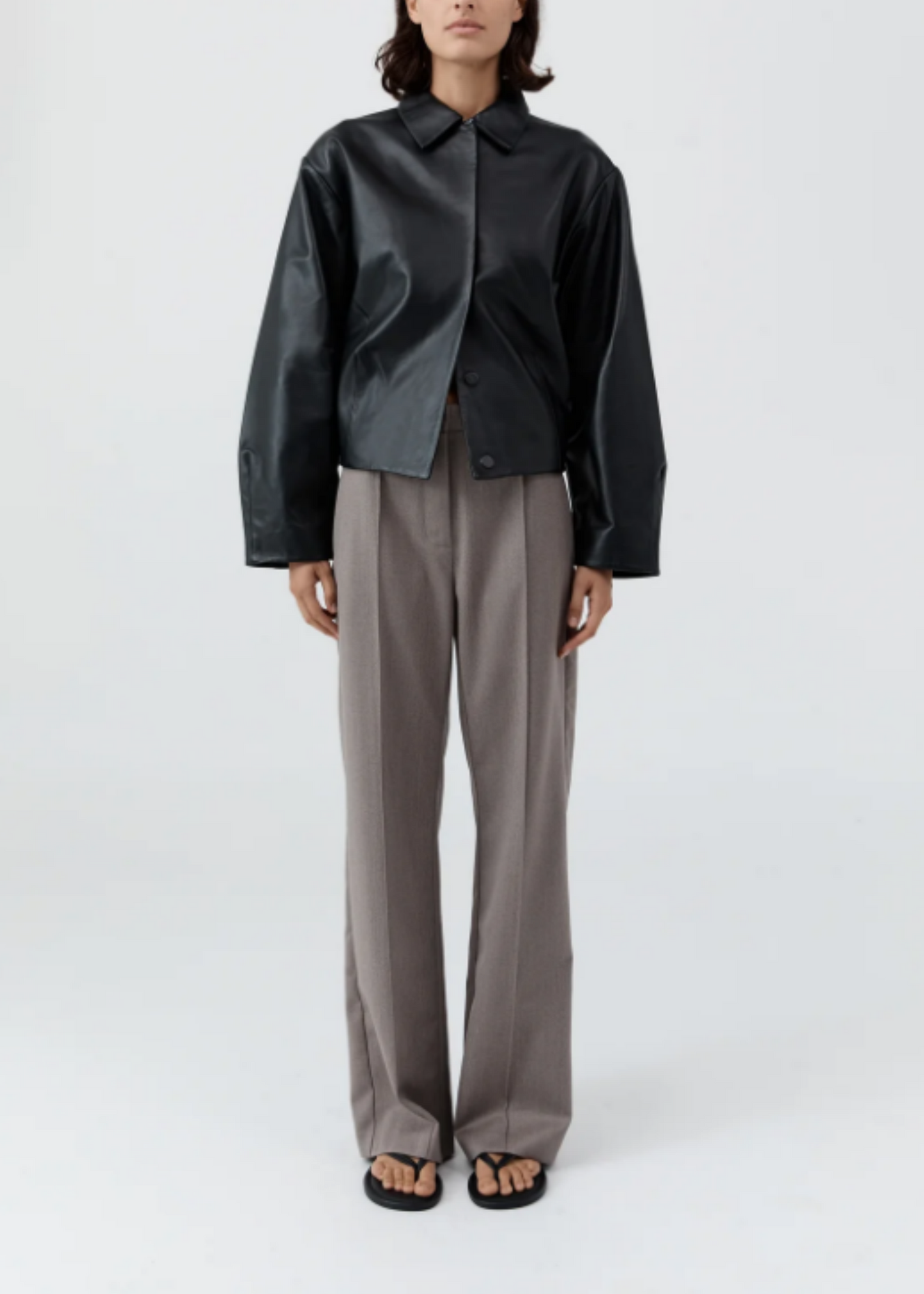 Cocoon Leather Jacket