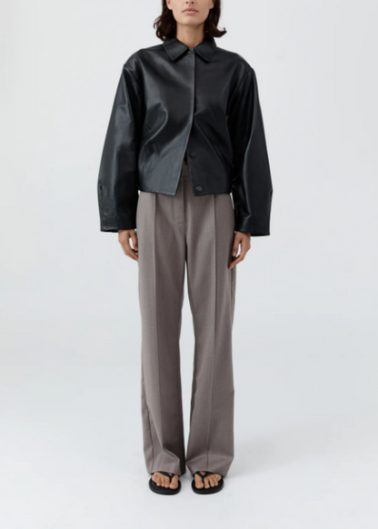 Cocoon Leather Jacket