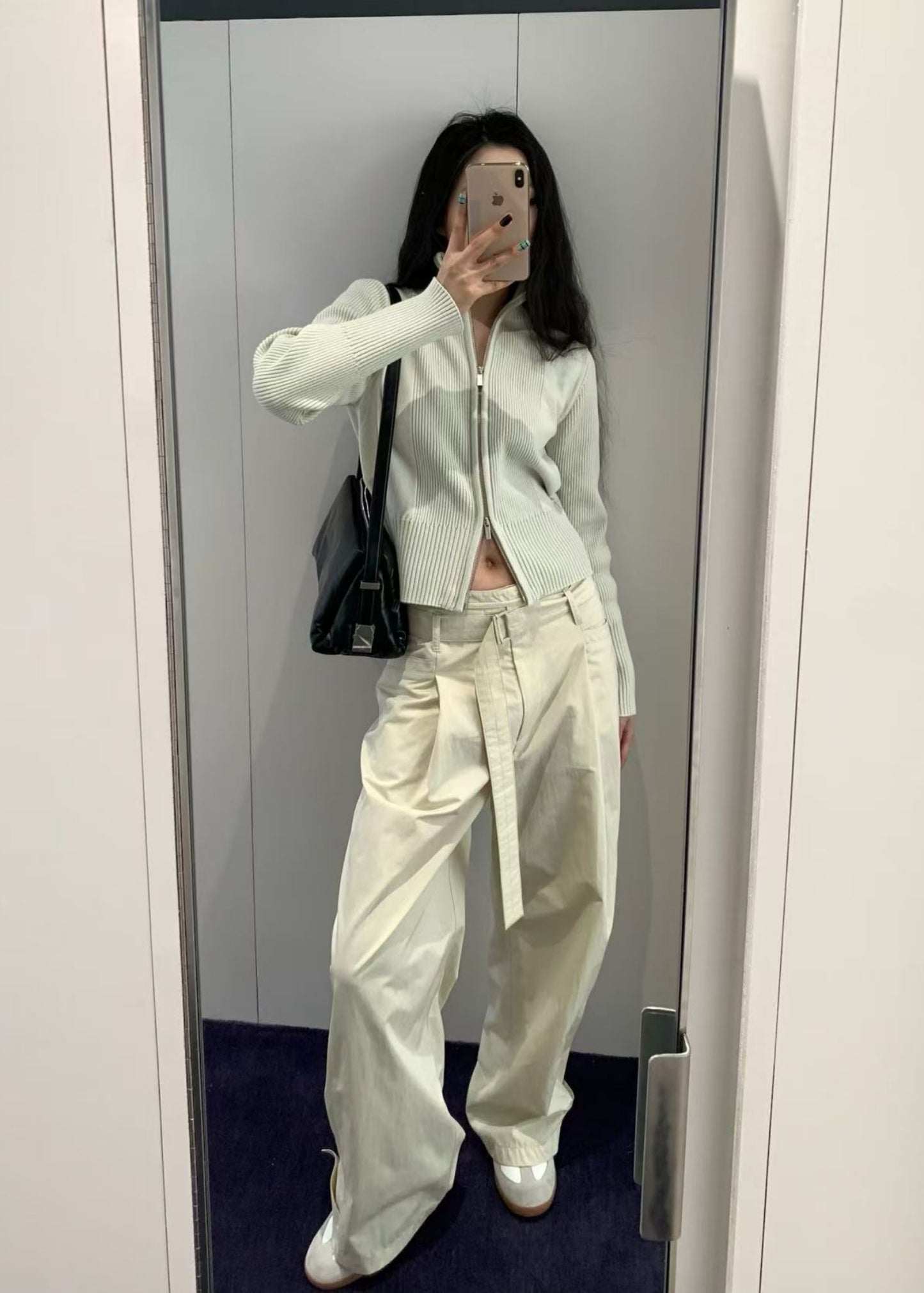 Double Belt Point Pants