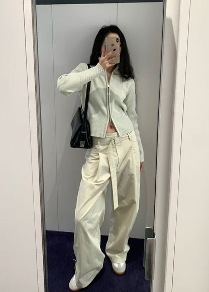 Double Belt Point Pants