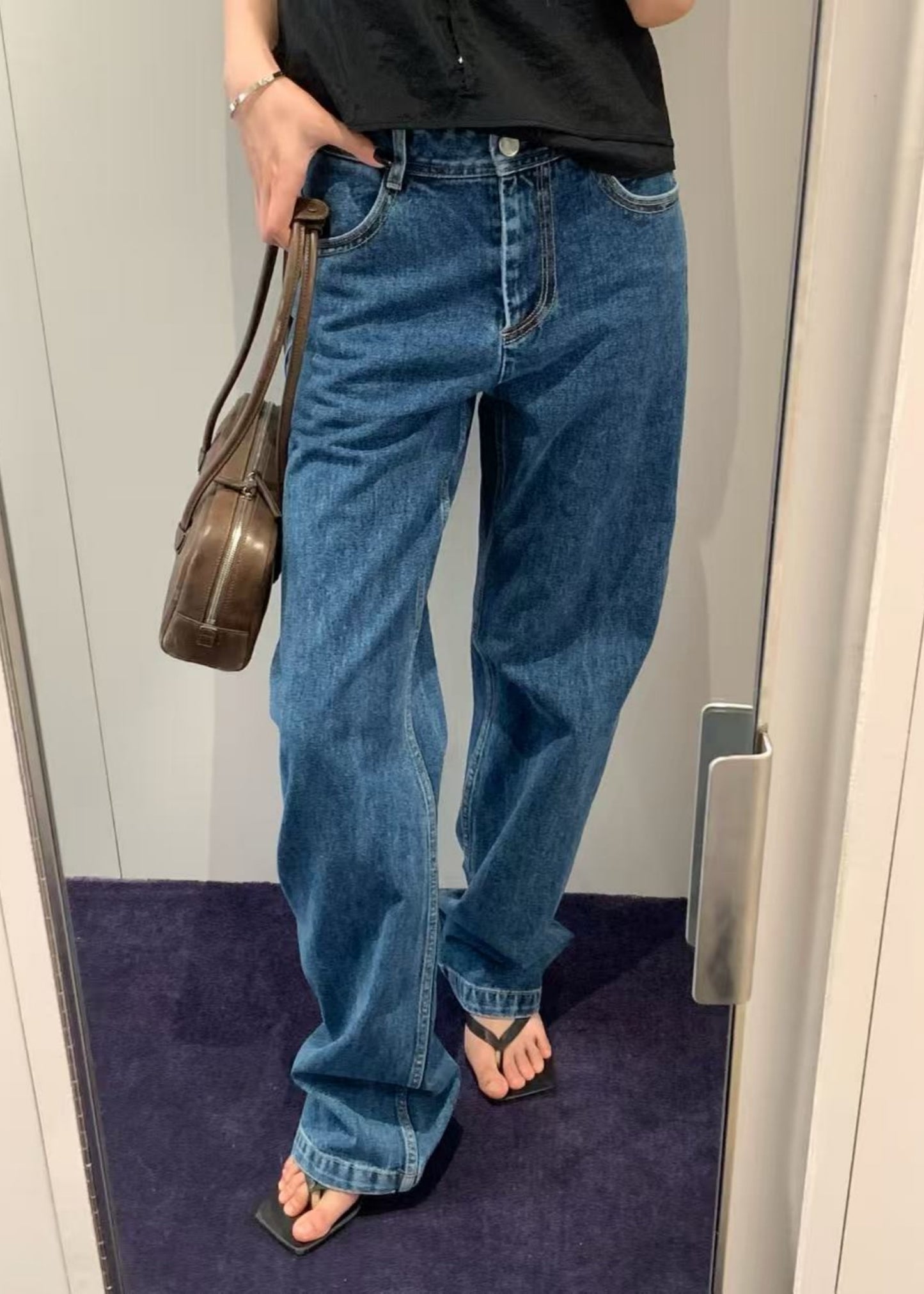 Straight Fit Denim