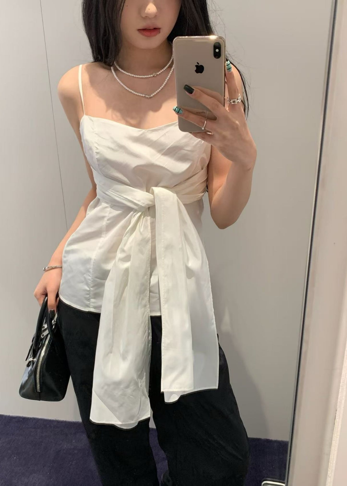 Knotted Sleeveless Top