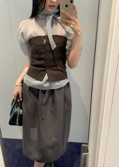 Button Up Bustier