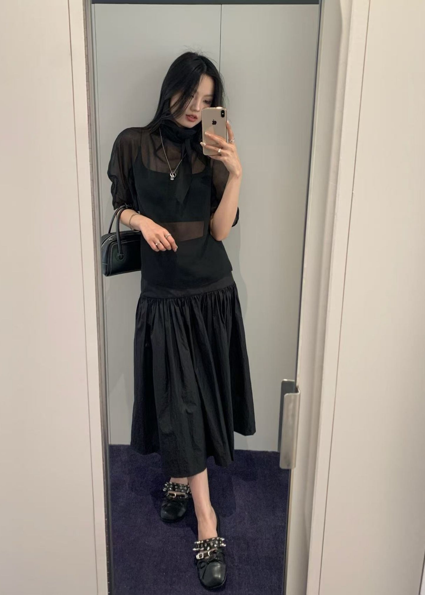 Shirring Culotte Pants