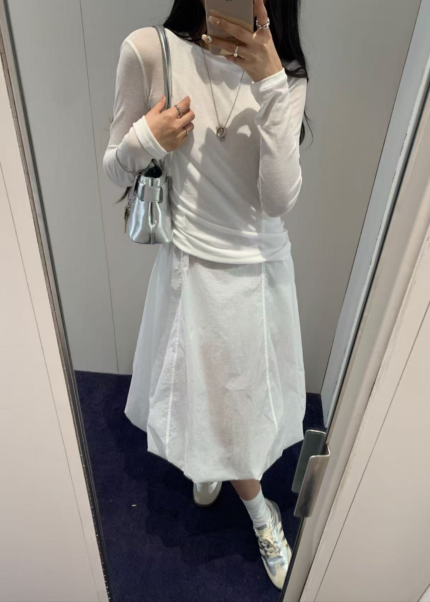 Sheer Volume Dress
