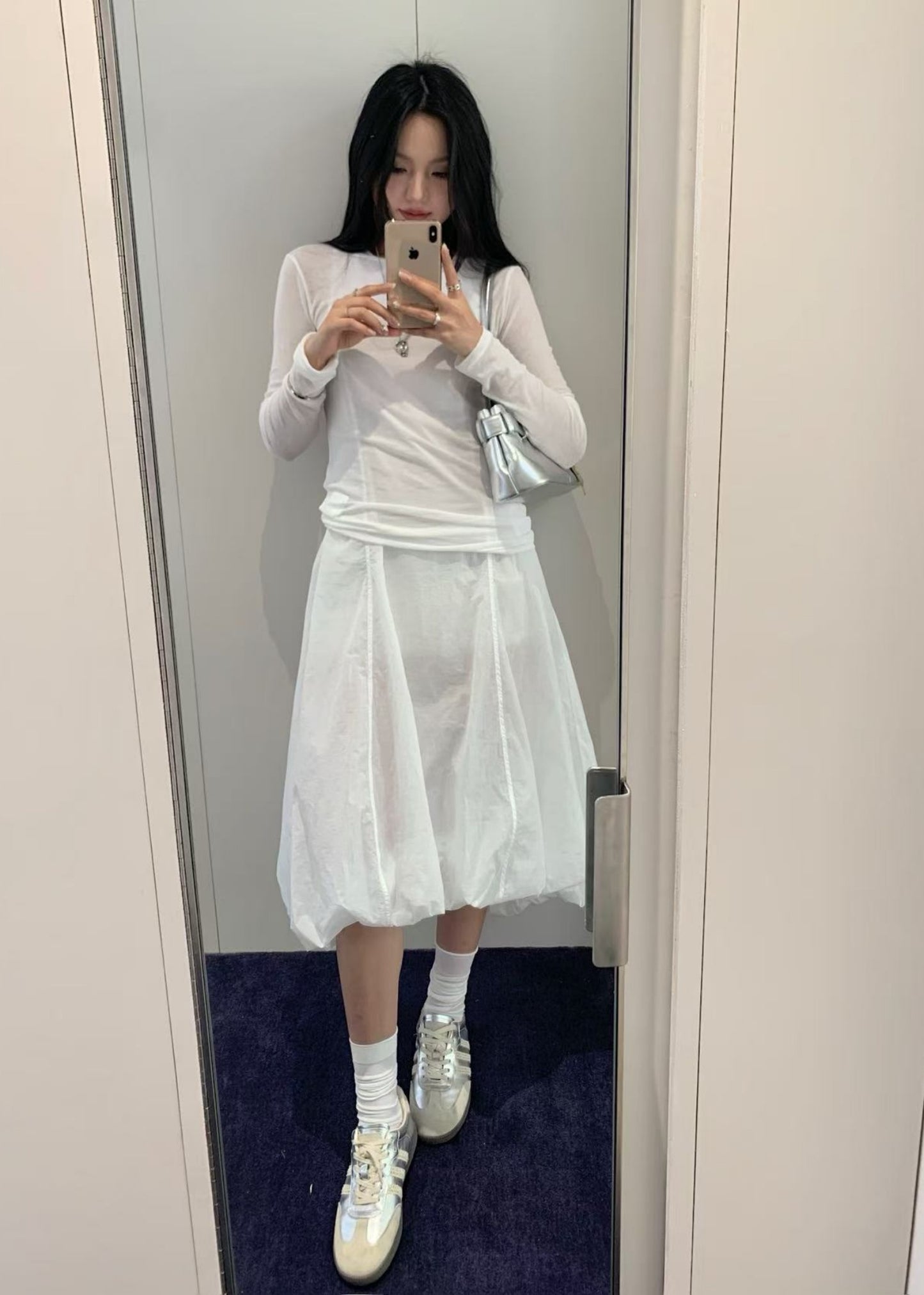 Sheer Volume Dress