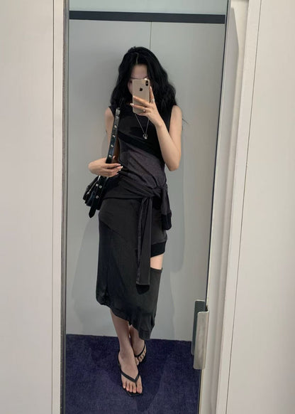 Panel Cutout Skirt