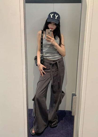 Linen Cargo Pants