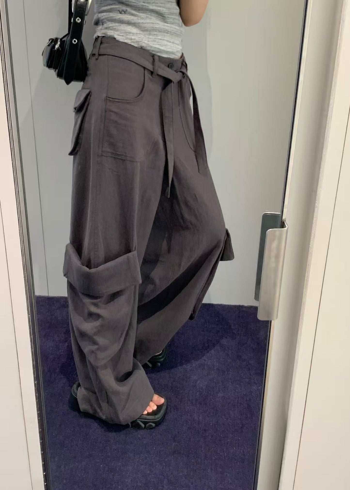 Linen Cargo Pants