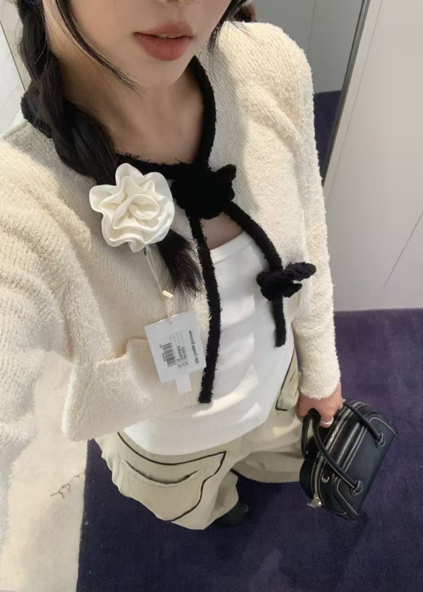 Satin Corsage Scrunchie