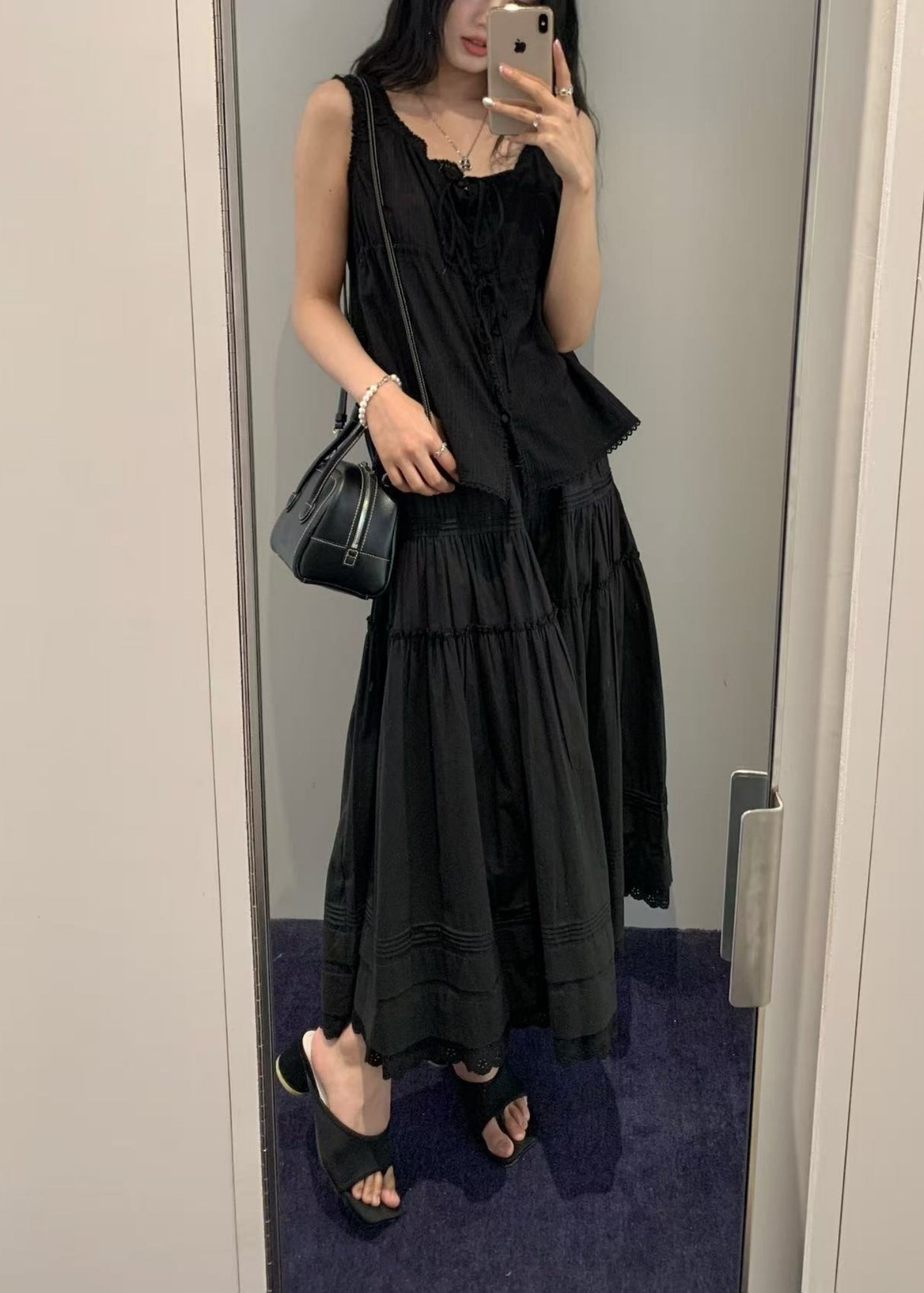 Tiered Full Skirt