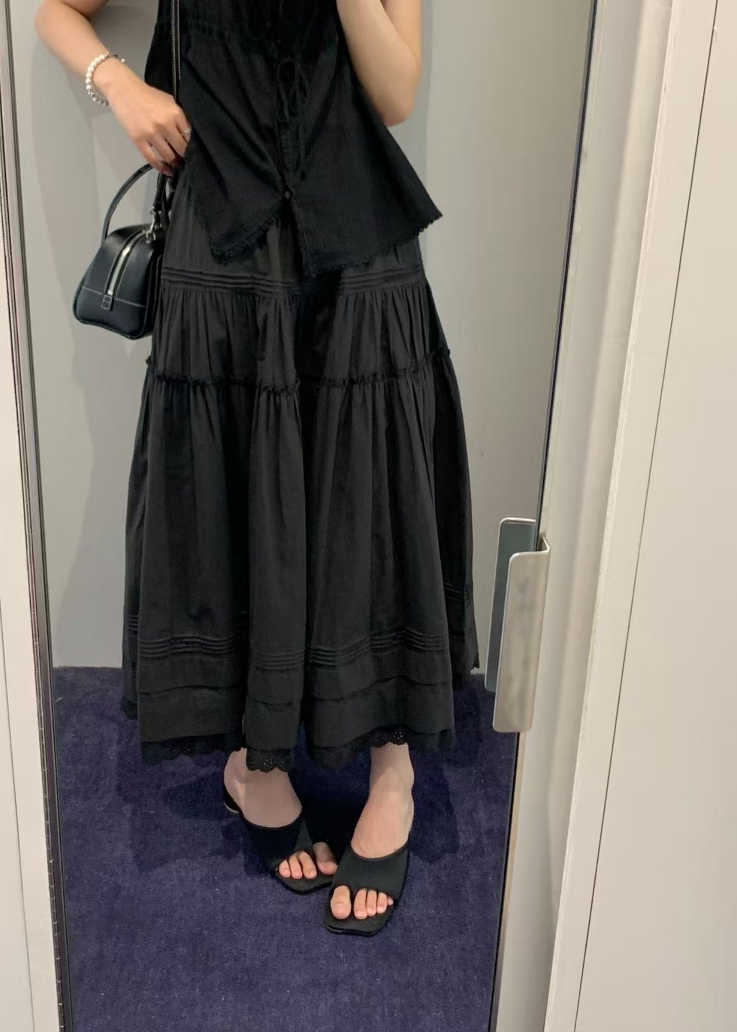 Tiered Full Skirt