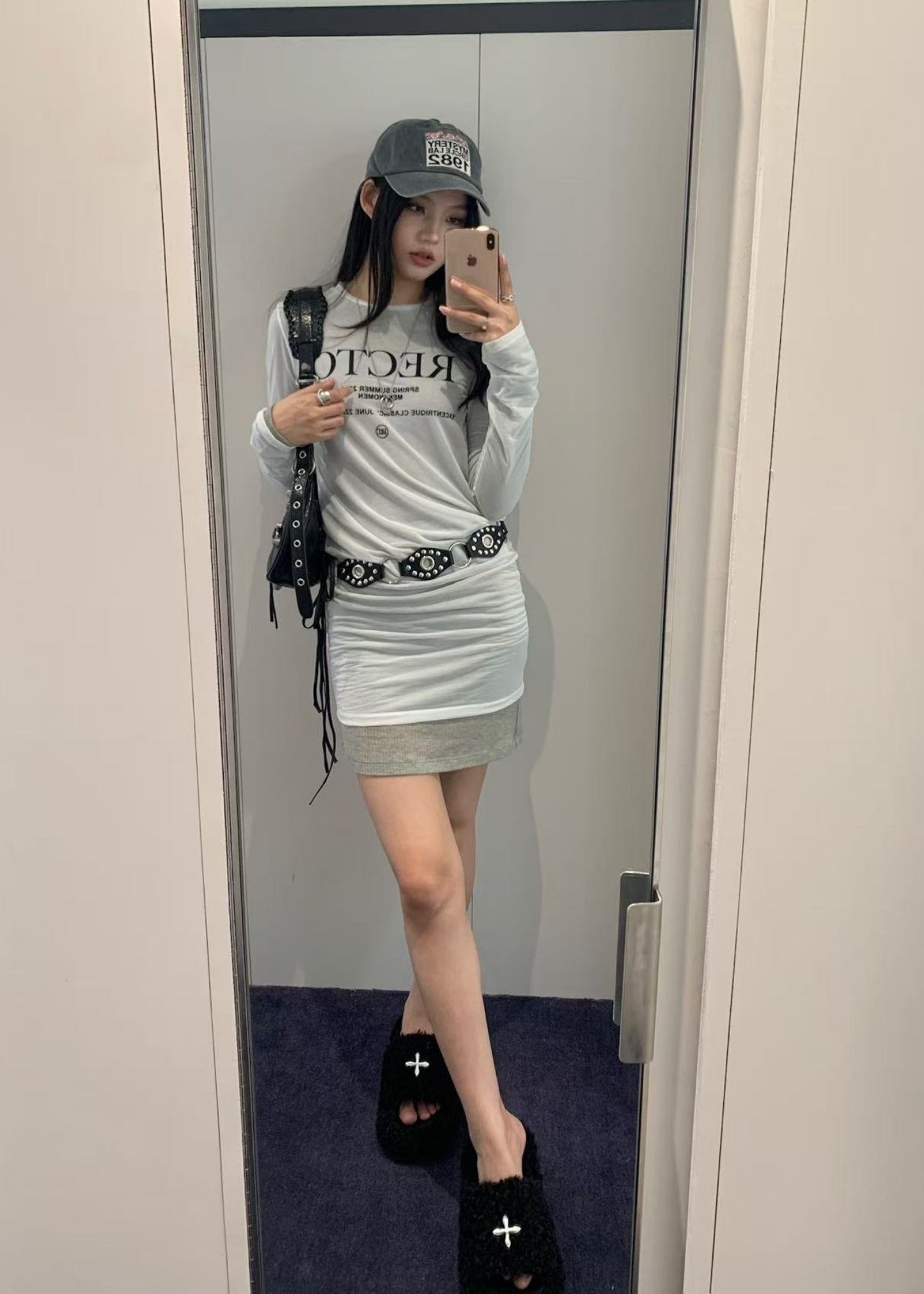 Seasonal Logo Printed Sheer T-shirt